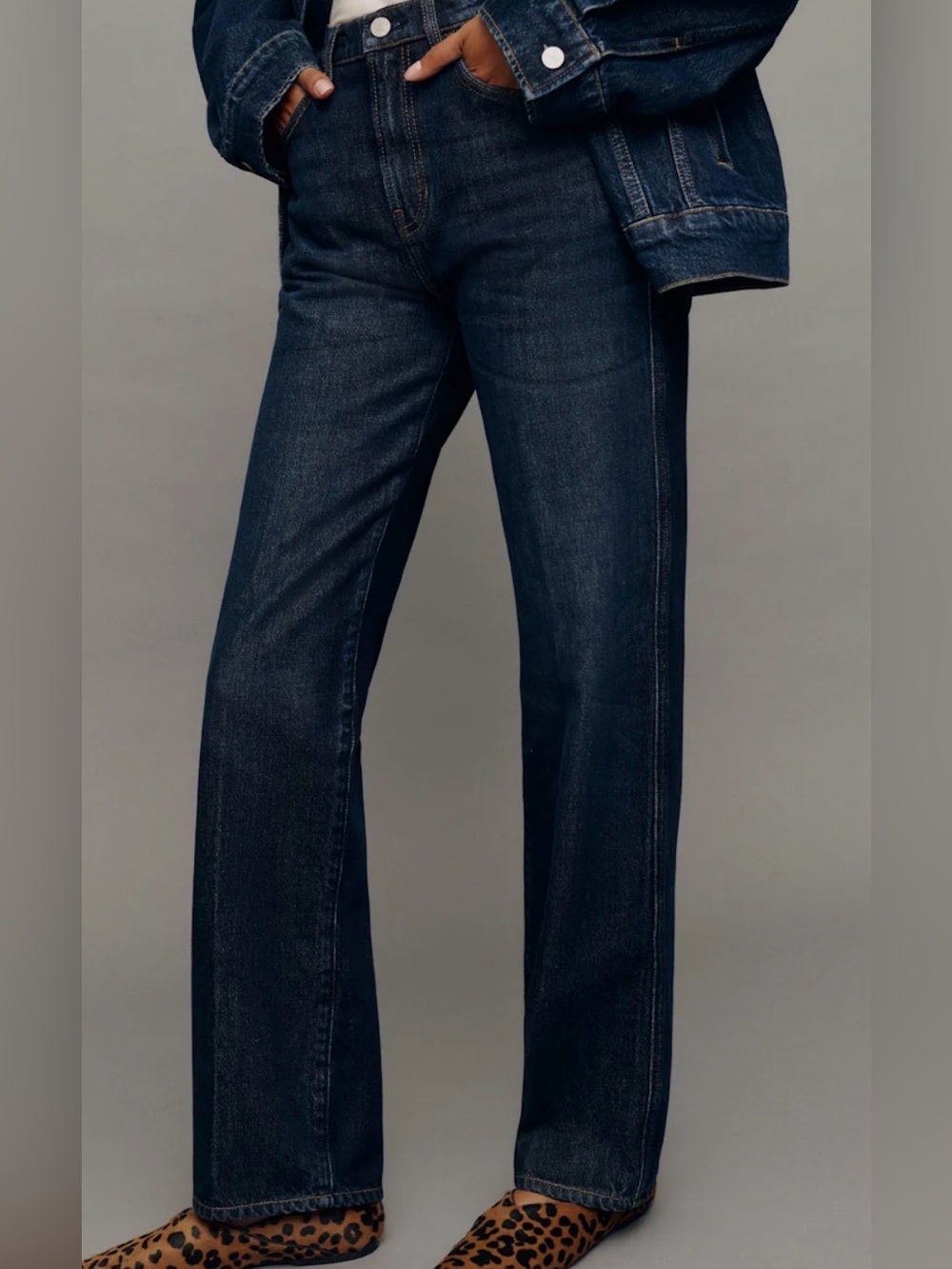 REformation Val Straight Leg